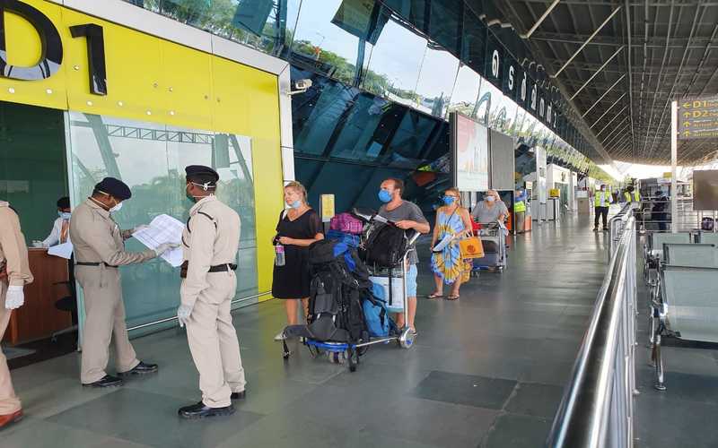 i2i News TrivandrumLife,covid19,lock down,tourists,UK nationals,return back,london,via,trivandrum,kochi,airport,i2inews